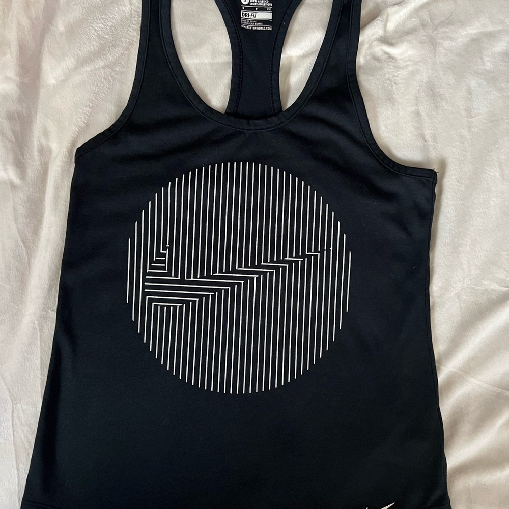 Nike Black Graphic Tank Top